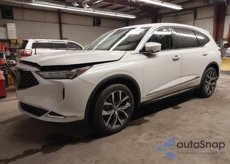 2022 Acura Mdx Technology Package z USA, uszkodzony, nr VIN 5J8YE1H43NL008182